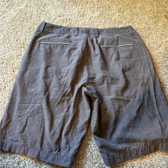 Tommy Bahama Charcoal Flat Front Shorts - Picture 3 of 7